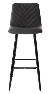 Clearance Set Of 4 Vida Living Melba Charcoal Grey Barstool Fss15648649