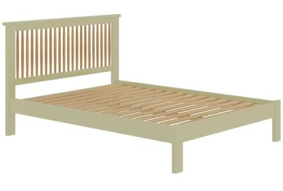 Clearance Portland 5ft King Size Sage Painted Bed B166