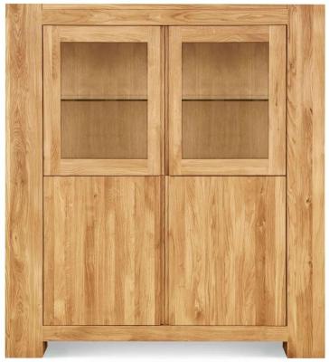 Product photograph of Clearance - Clemence Richard Massive Oak Display Cabinet - B177 from Choice Furniture Superstore