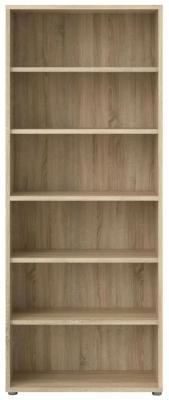 Product photograph of Clearance - Prima Oak Effect High Bookcase - Fss15774 from Choice Furniture Superstore