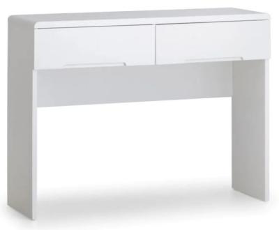 Clearance Manhattan White Gloss 2 Drawer Dressing Table Fss15809