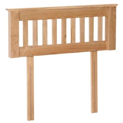 Clearance Nimbus Oak Slatted 4ft 6in Double Headboard Fss15883