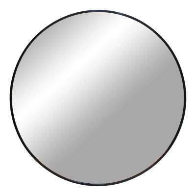 Clearance Wakonda Black Round Wall Mirror 80cm X 80cm Fss15927