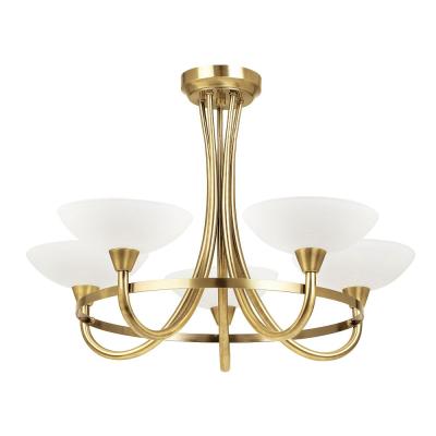 Clearance Cagney Antique Brass 5 Ceiling Light A193
