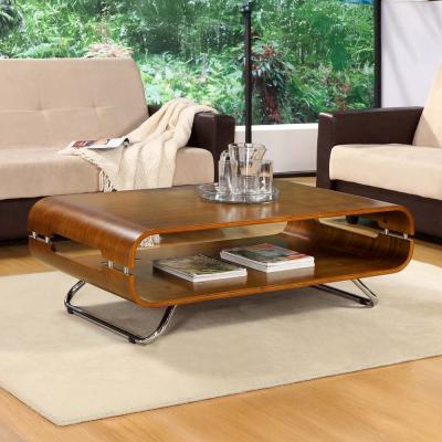 Clearance Jual Curve Walnut Coffee Table Jf302 A23