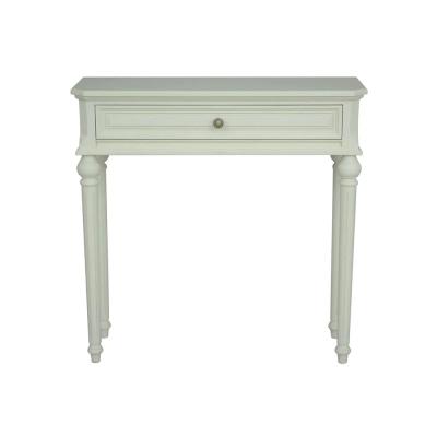 Clearance Solana French Lime White 1 Drawer Console Table A292
