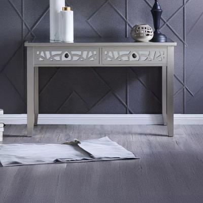 Clearance Cardiff Grey Mirrored 2 Drawer Console Table A304