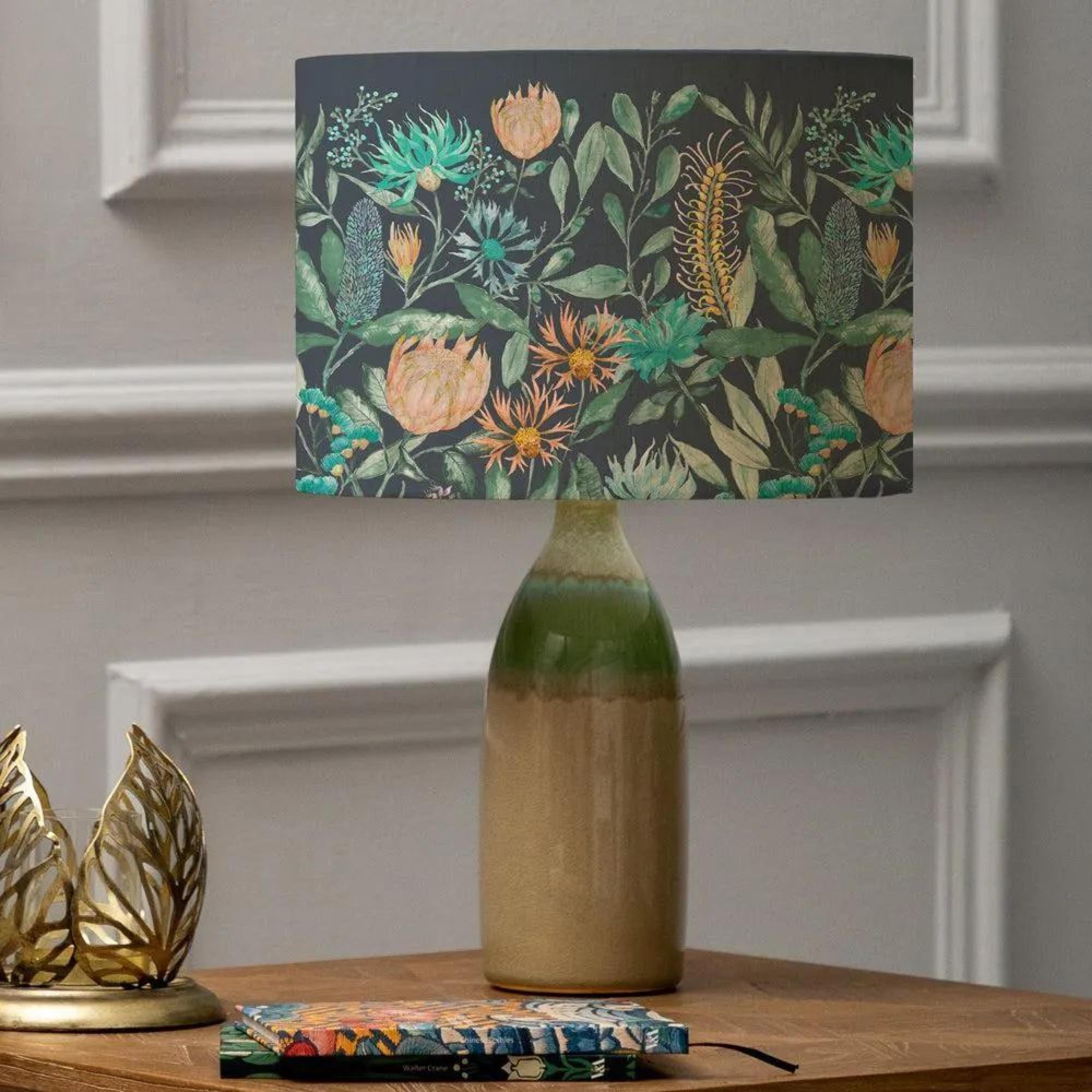 Clearance - Voyage Maison Fortazela Eva Narvi Jade and Sapphire Complete Table Lamp - FSS15854