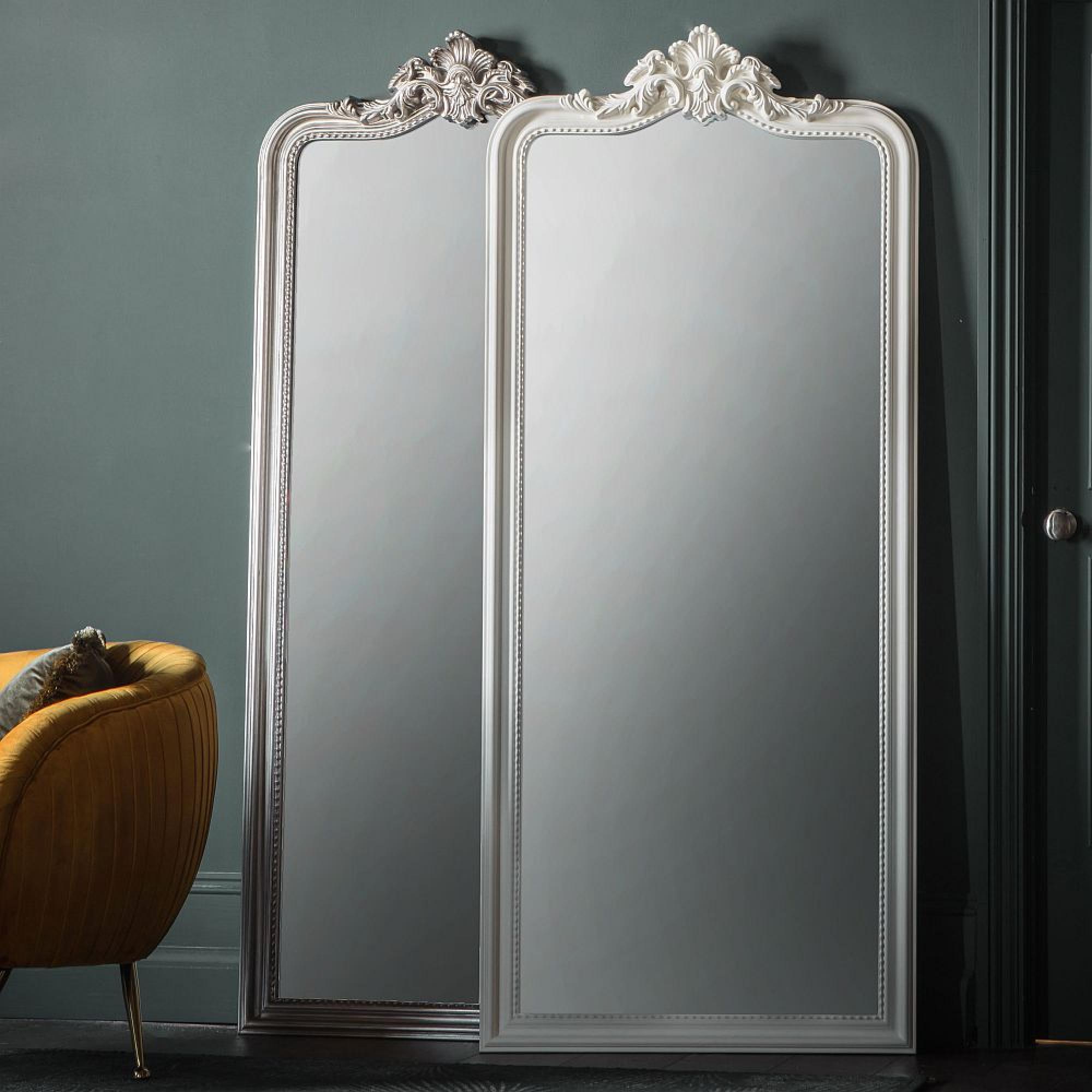 Clearance - Cagney White Arch Mirror - 80cm x 190cm - A214