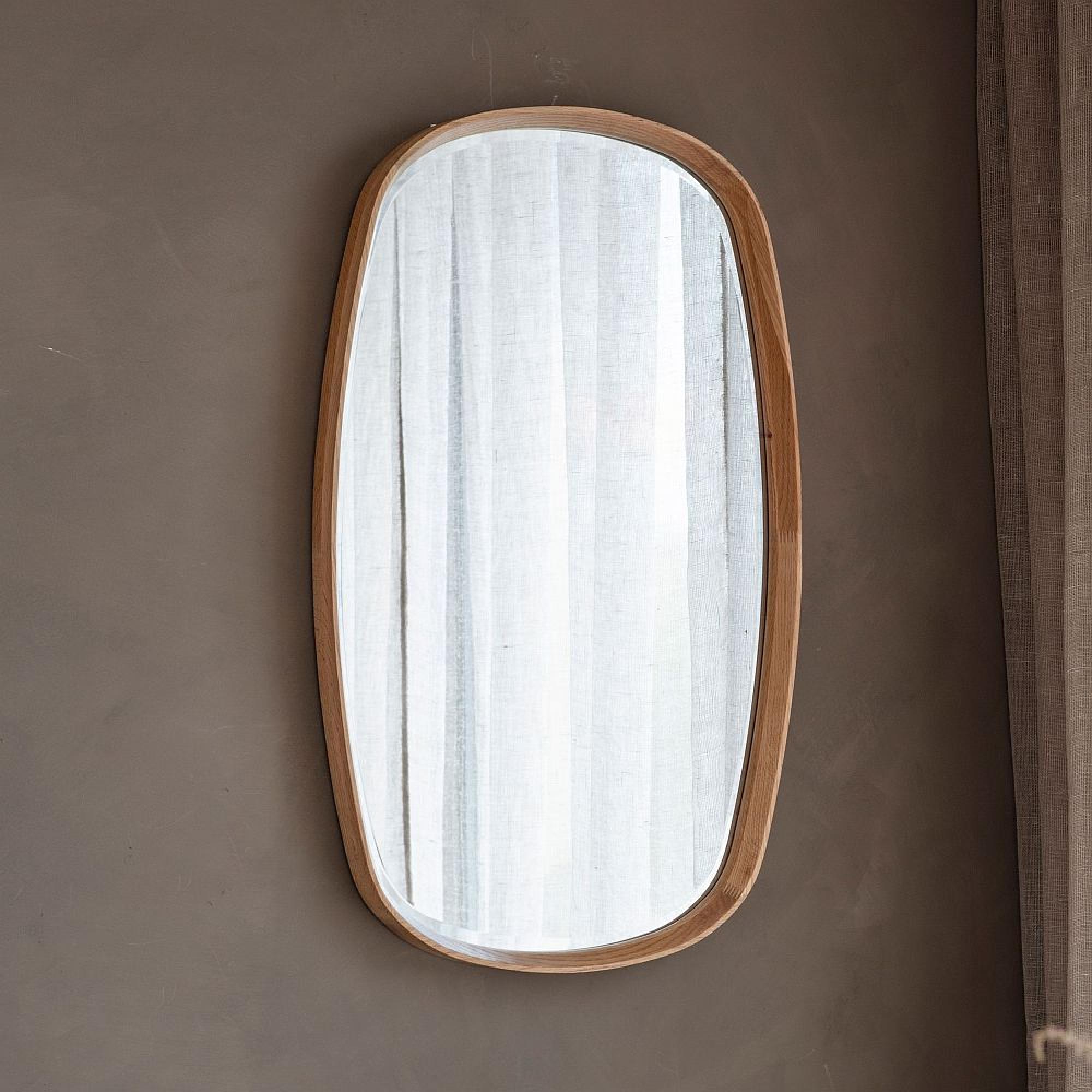 Clearance - Keaton Oak Mirror - 90cm x 55cm - A213