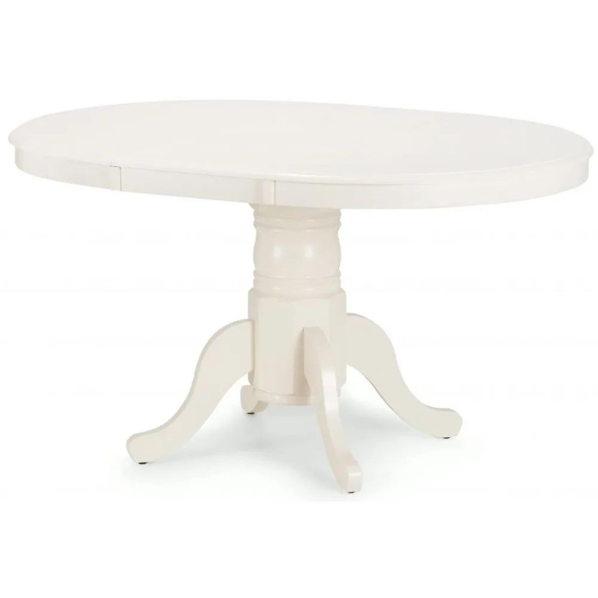 Clearance - Stamford Ivory 2-4 Seater Oval Extending Dining Table - A342