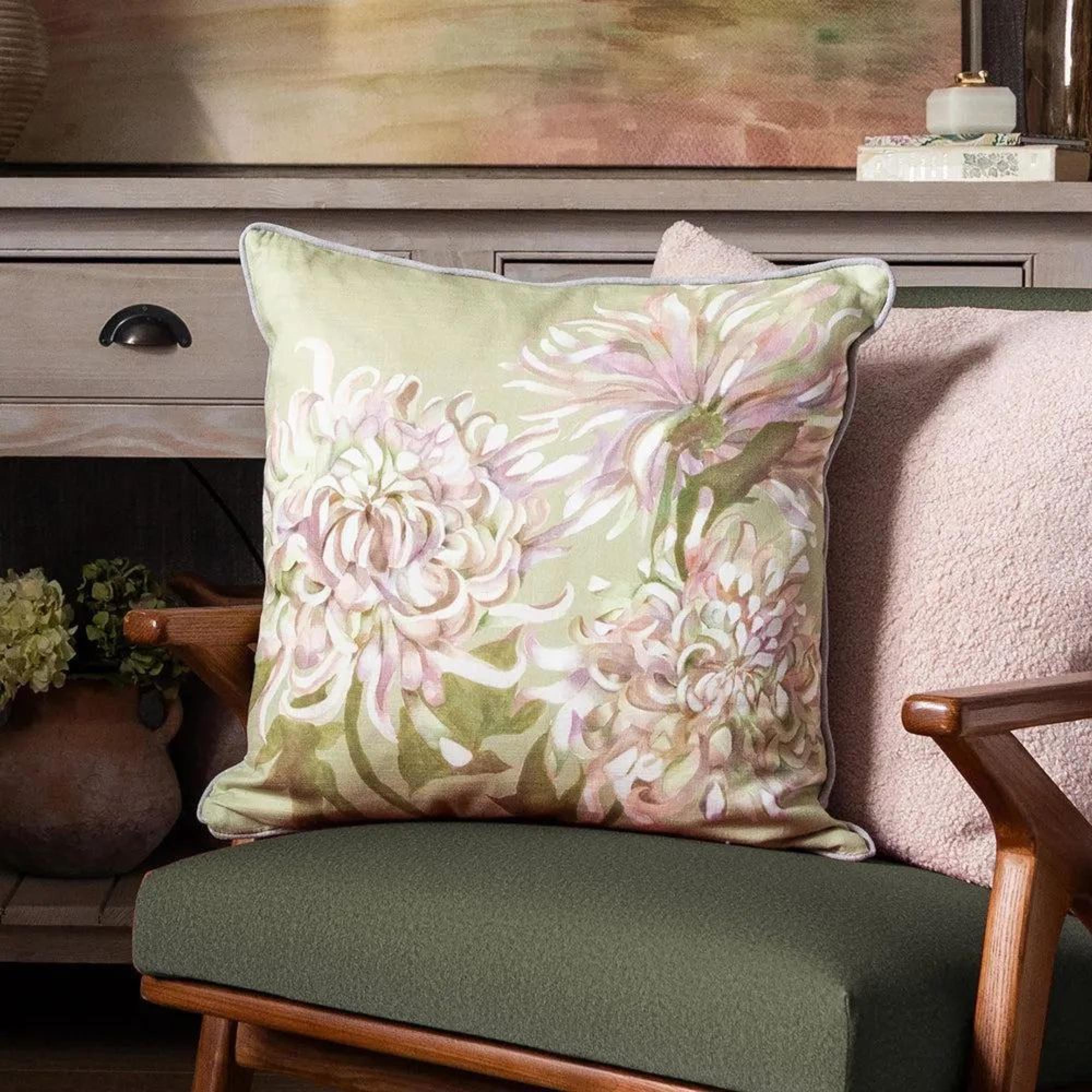 Clearance - Voyage Maison Belladonna Moss Printed Cover - FSS16166