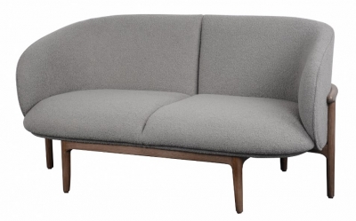 Product photograph of Carlton Additions Grey Fabric 2 Seater Sofa from Choice Furniture Superstore