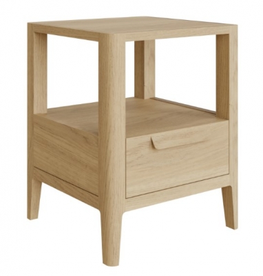 Product photograph of Carlton Andersson Oak Lamp Table from Choice Furniture Superstore