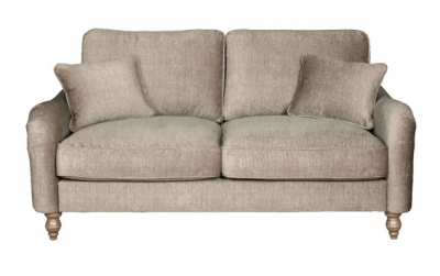 Product photograph of Carlton Connections Soho Taupe Fabric 2 Seater Sofa from Choice Furniture Superstore