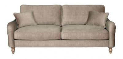 Product photograph of Carlton Connections Soho Taupe Fabric 3 Seater Sofa from Choice Furniture Superstore