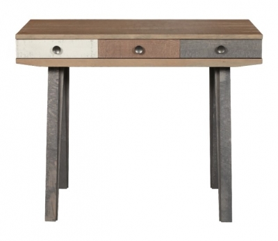 Product photograph of Carlton Boardwalk Distressed Pine Desk Table from Choice Furniture Superstore