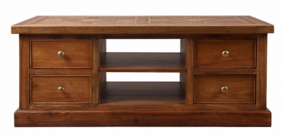 Product photograph of Carlton Manor Welbeck Coffee Table With 4 Drawer from Choice Furniture Superstore