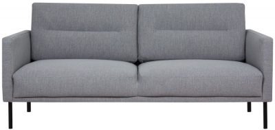 Product photograph of Larvik Grey Fabric 2 5 Seater Sofa from Choice Furniture Superstore