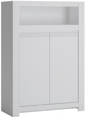 Product photograph of Novi 2 Door Cabinet In Alpine White from Choice Furniture Superstore