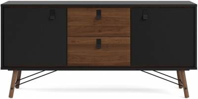 Image of Ry Black Medium 2 Door Sideboard