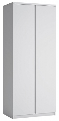 Product photograph of Fribo 2 Door Wardrobe-white from Choice Furniture Superstore