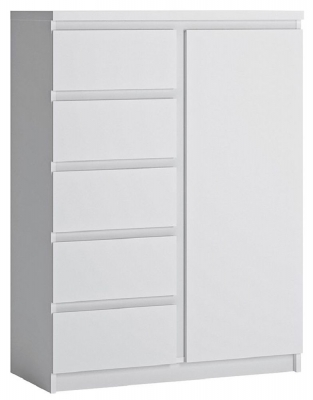 Product photograph of Fribo 1 Door 5 Drawer Cabinet from Choice Furniture Superstore