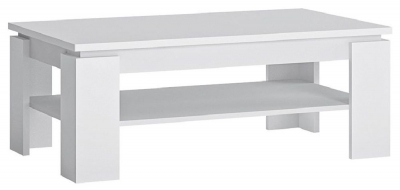 Fribo Large Coffee Table in White