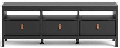Product photograph of Barcelona 3 Drawer Tv Unit from Choice Furniture Superstore