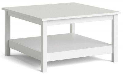 Product photograph of Madrid White Coffee Table from Choice Furniture Superstore