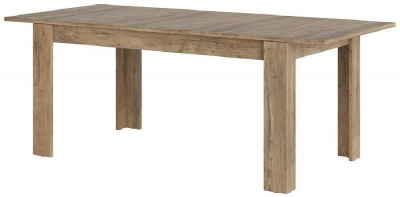 Product photograph of Rapallo Oak Effect 6-8 Seater Extending Dining Table from Choice Furniture Superstore