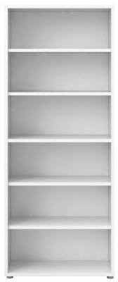 Product photograph of Prima White High Bookcase from Choice Furniture Superstore