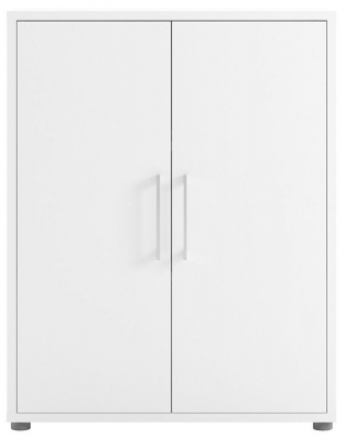 Product photograph of Prima White 2 Door Bookcase from Choice Furniture Superstore