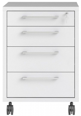 Product photograph of Prima 4 Drawer Mobile Cabinet from Choice Furniture Superstore