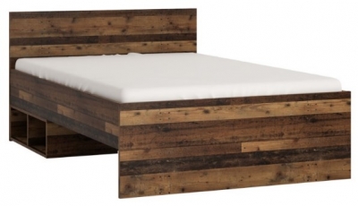 Product photograph of Brooklyn Rustic 4ft Small Double Bed from Choice Furniture Superstore