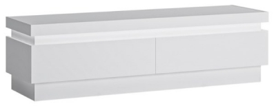 Lyon White Gloss 146cm Tv Unit