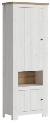 Product photograph of Celesto White 2 Door Cabinet from Choice Furniture Superstore