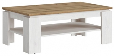 Celesto White 110cm Coffee Table