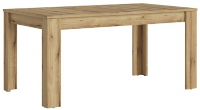 Product photograph of Celesto Oak Effect 6-8 Seater Extending Dining Table from Choice Furniture Superstore