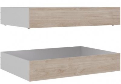 Product photograph of Naia Oak Effect Underbed Drawer Set Of 2 from Choice Furniture Superstore