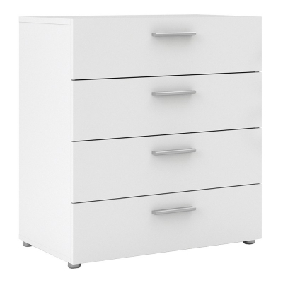 Product photograph of Pepe Chest Of 4 Drawer In White from Choice Furniture Superstore