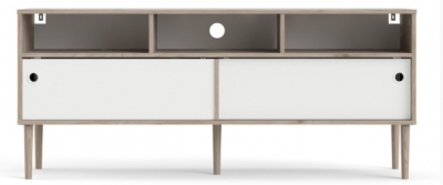 Product photograph of Rome Tv Unit 2 Sliding Door from Choice Furniture Superstore