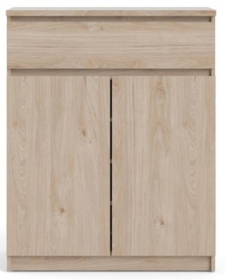 Product photograph of Naia Oak Effect 2 Door Cabinet from Choice Furniture Superstore