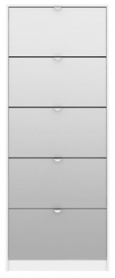 Product photograph of Shoes Shoe Cabinet 5 Mirror Tilting Door from Choice Furniture Superstore