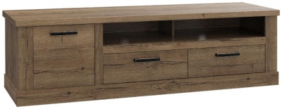 Corona Tabak Oak 1 Door 2 Drawer Tv Unit