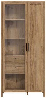 Malte Brun Waterford Oak Display Cabinet