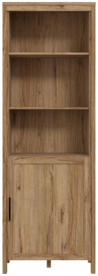Product photograph of Malte Brun Waterford Oak Shelf Unit from Choice Furniture Superstore