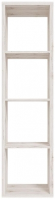 Product photograph of Mauro Sand Oak Effect 3 Shelves Storage Uniit from Choice Furniture Superstore