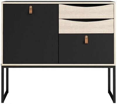 Product photograph of Stubbe 1 Door 3 Drawer Sideboard from Choice Furniture Superstore