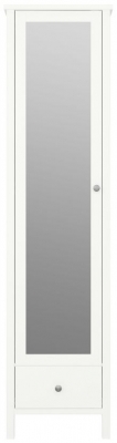 Tromso 1 Mirror Door 1 Drawer Wardrobe